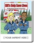 CS0380 EMTs Help Save Lives Coloring and Activity Book with Custom Imprint